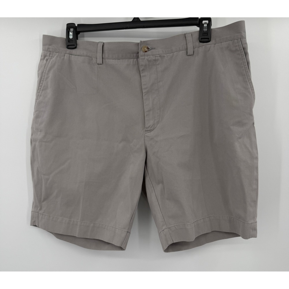 Polo Ralph Lauren Mens Classic Fit 9 Inch Inseam Chino Shorts Gray Size 40